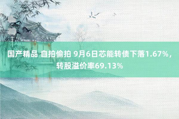 国产精品 自拍偷拍 9月6日芯能转债下落1.67%，转股溢价率69.13%